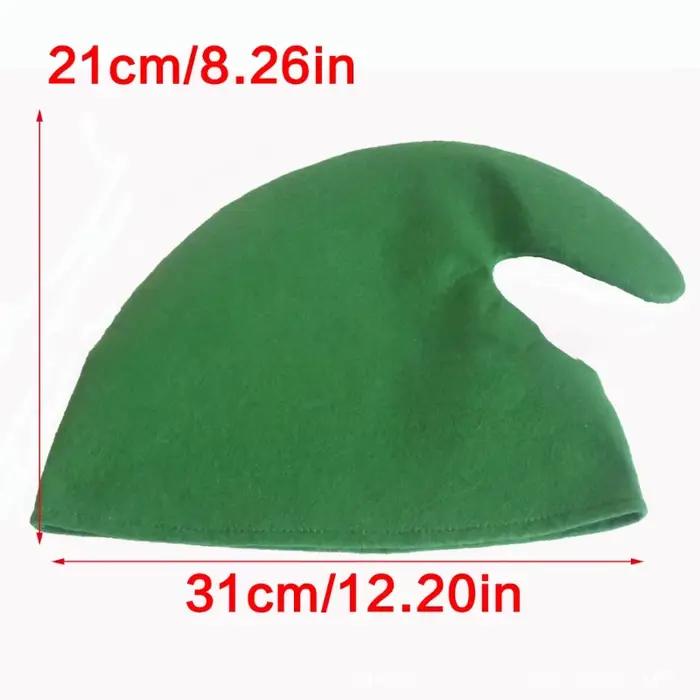 6 chapeaux fête elfe colorés pour noël