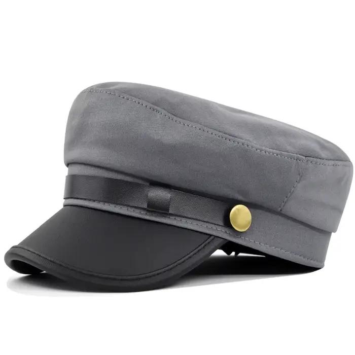 Casquette plate vintage marine style britannique