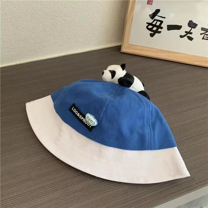 Printemps été mignon Panda seau chapeau en plein air bébé pêcheur casquette enfants garçons filles