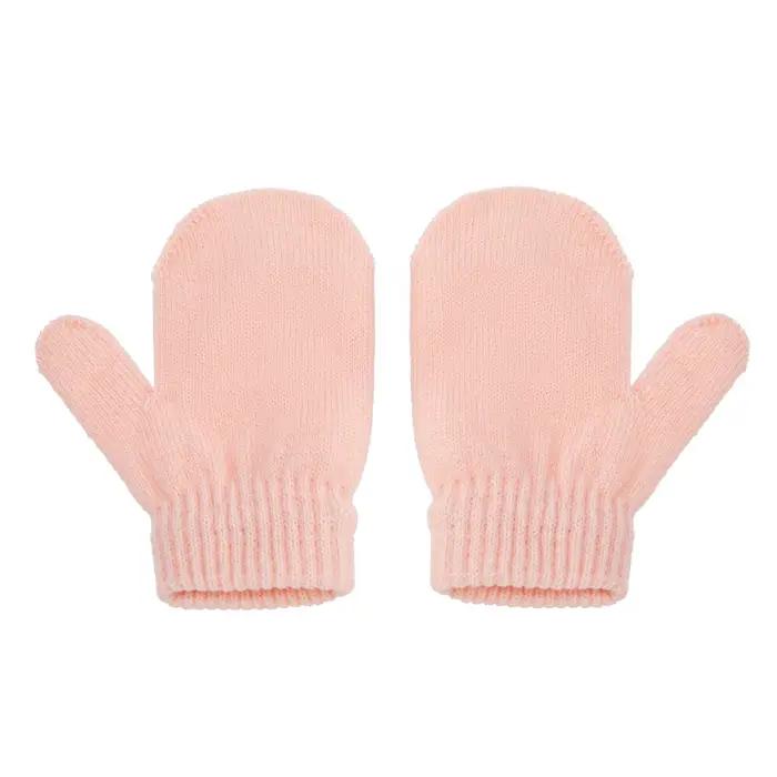 Bonnet et Gants Tricotés Unisexe Doublés Sourire Acrylique pour Enfants Occasions Hivernales Activités Extérieures