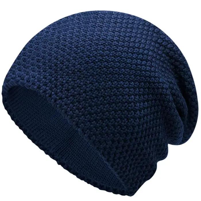 Homme grande taille Beanie papa hiver tricoté chapeaux dame mode Skullies casquette mâle ski Bomber