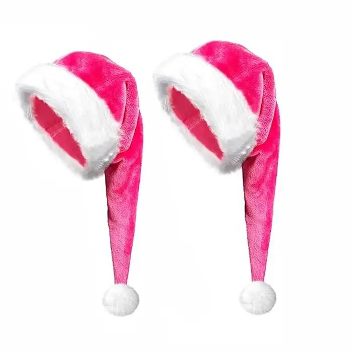 Chapeaux de père noël longs de 75cm