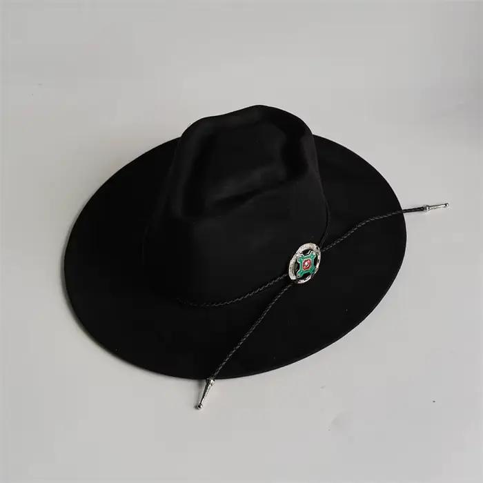 Chapeau de cowboy à visière pour femmes et hommes