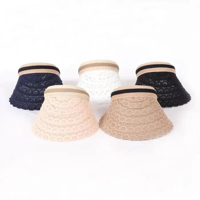 Chapeau de soleil pour femme en coton moderne protection UV plage printemps été style élégant occassions diverses