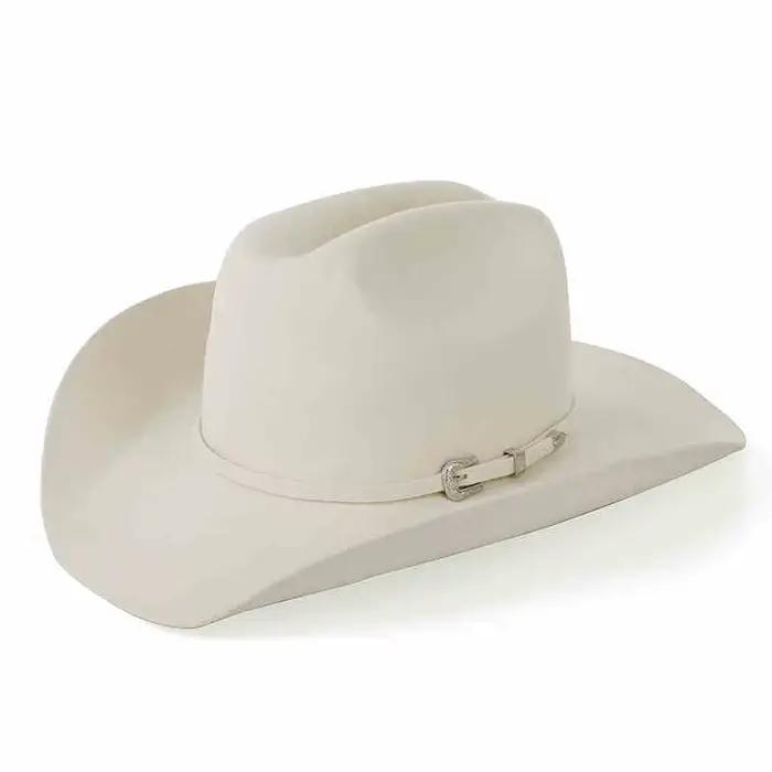 Chapeau de cowboy occidental en feutre de laine 100% pour hommes