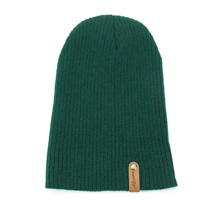 Bonnet en acrylique doux et chaud pour hommes et femmes, style décontracté, unisexe, casquette d'hiver et d'automne, protection des oreilles, look sportif, idéal pour l'hiver et l'automne