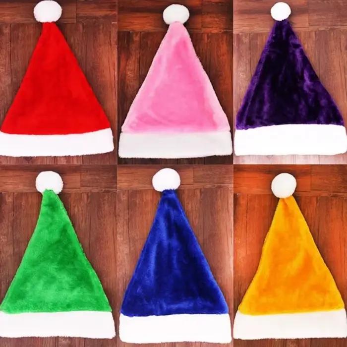 L9BE Christmas Santa Hat Unisexe Multi couleur confortable pour adultes adolescents