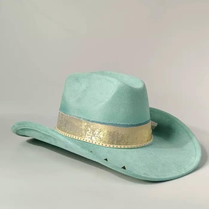 Chapeau en jean en daim pour hommes