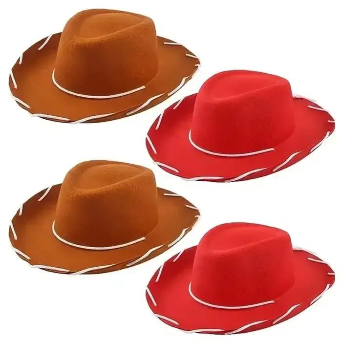 Chapeaux de Cowboy en feutre marron