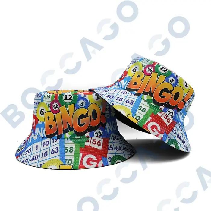 Chapeau Bob de Billard Amusant avec Impression de Lettres