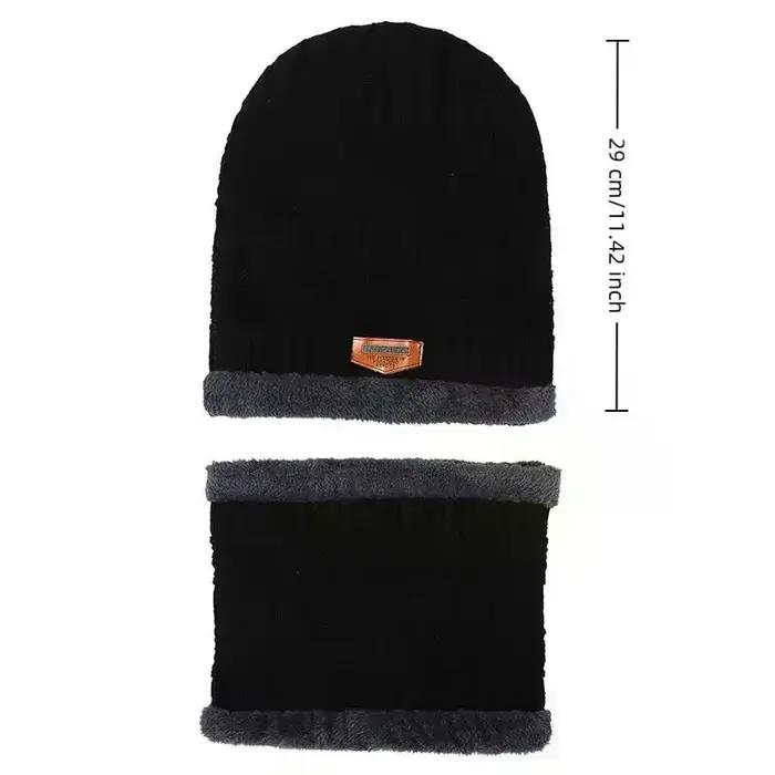 1 ensemble hiver chaud chapeau écharpe