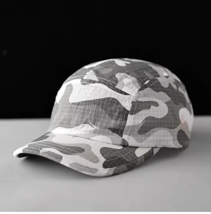 Casquette de Baseball Camouflage à 5 panneaux pour hommes et femmes