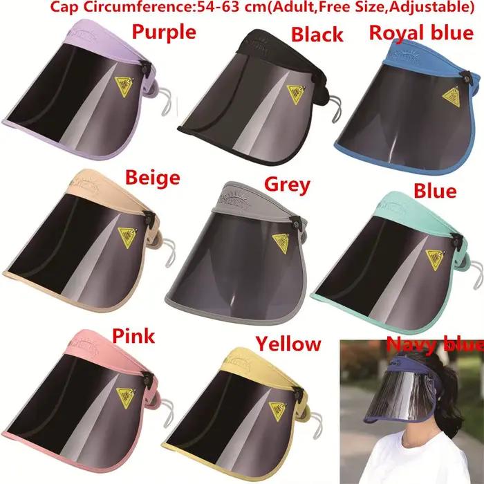 Visière de protection solaire anti-UV pour hommes et femmes