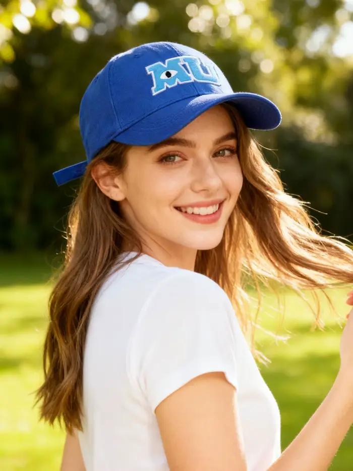 Casquette de baseball Pixar Monster University MU pour hommes et femmes