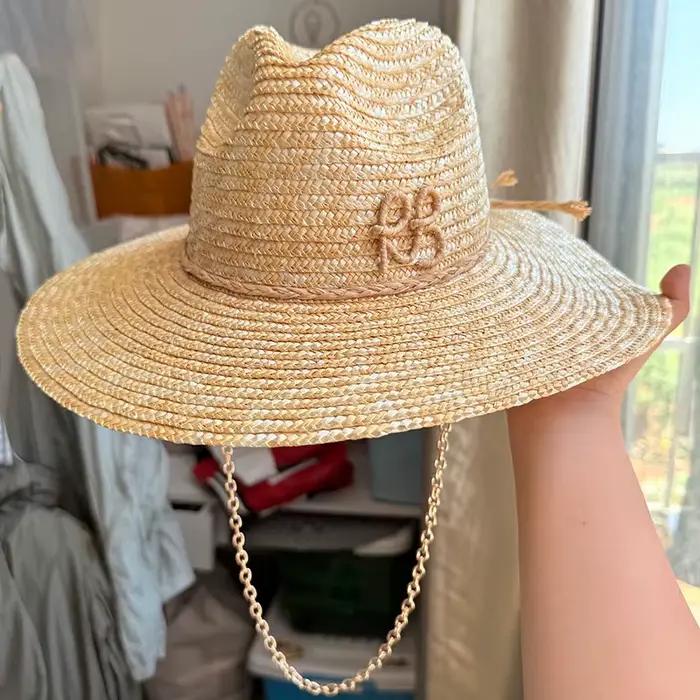 Chapeau de paille d'été pour femmes