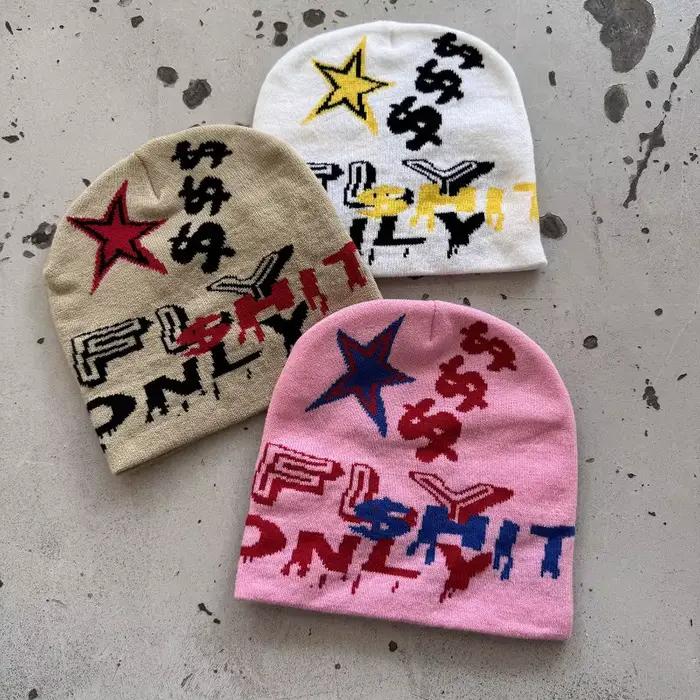 Bonnet Jacquard unisexe avec imprimé étoiles