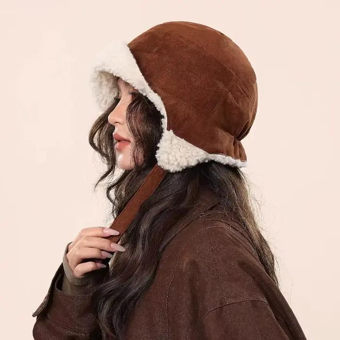 Chapeaux volants rétro en cachemire pour hommes et femmes