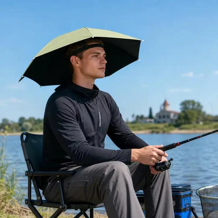 Chapeau parapluie portable pour la tête