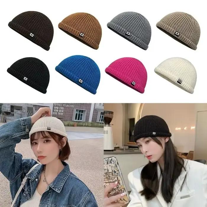 Chapeau tricoté doux coupe-vent Hip Hop