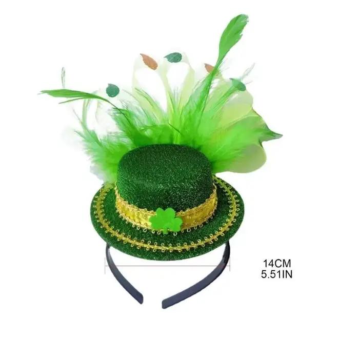 39BD chapeau bibi vert bandeau