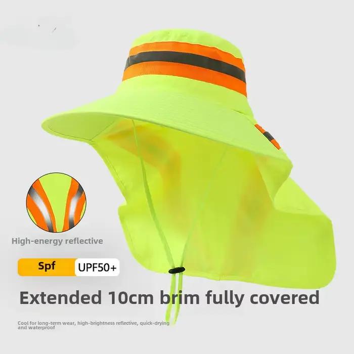 Chapeau de soleil réfléchissant anti-UV avec design réglable