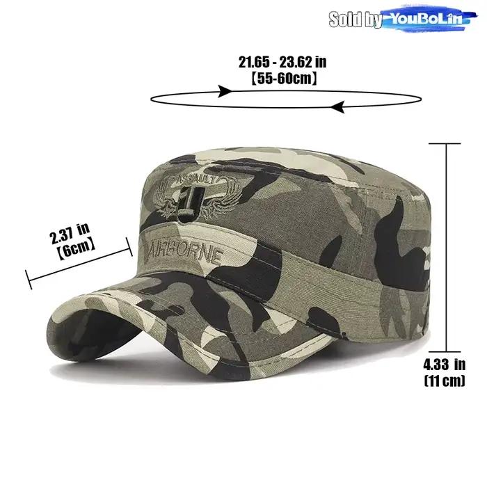 AIRBORNE Airborne Commando Cadet Casquette plate Chapeau de soleil Casquettes de camionneur Chapeaux de papa