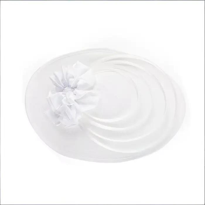 Chapeau fascinateur à grande fleur pour femmes