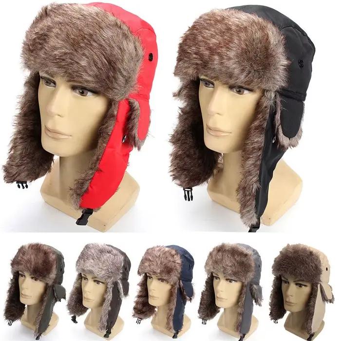 Chapeaux de bombardier trappeur pour hommes et femmes