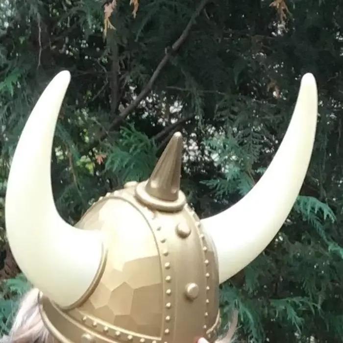 Casque Viking avec cornes tressées coton pour femmes adultes cosplay halloween événements thématiques