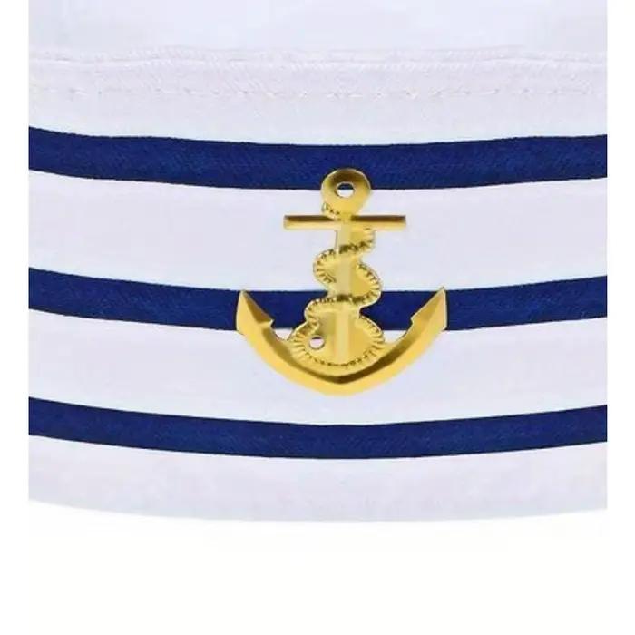 PESENAR chapeau de marin bleu marine casquette de capitaine