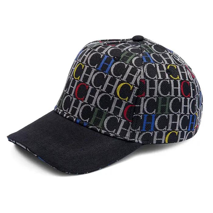 Casquette de baseball structurée unisexe avec monogramme CH