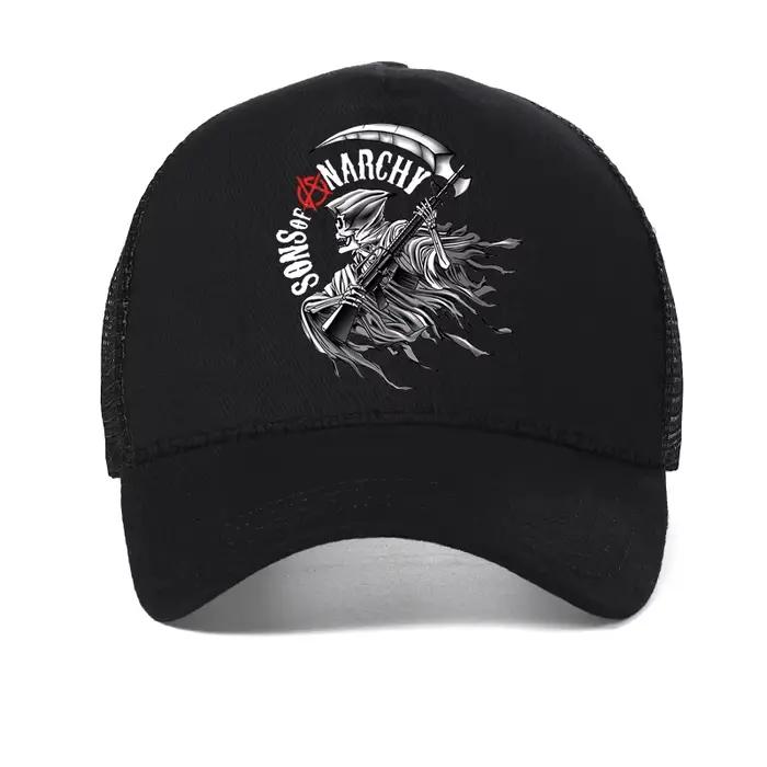 Casquette de baseball SAMCRO SOA Sons of Anarchy Skull