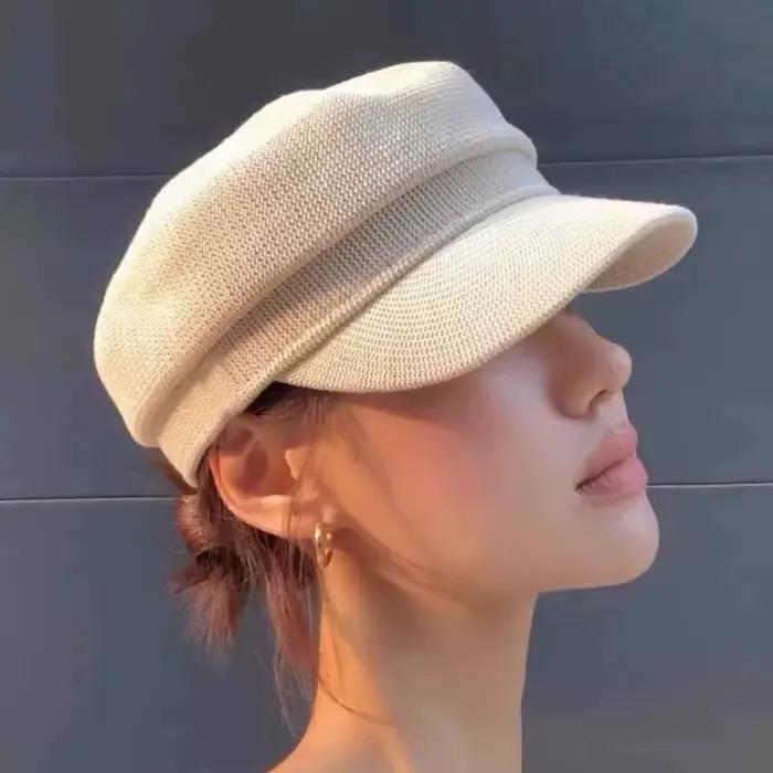 Béret en lin pour femmes
