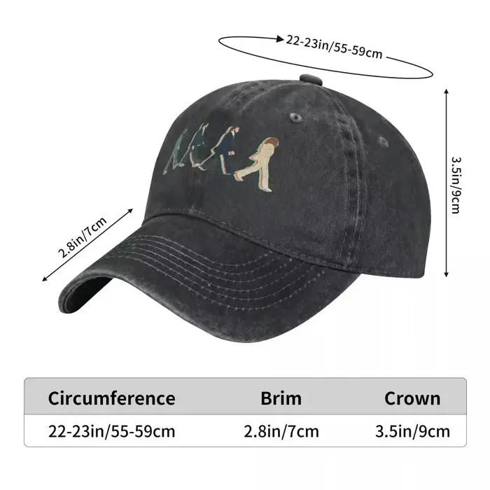Casquette de Baseball The Beatle Casquette Décontractée Style Unisexe Denim Vieilli Voyage en Plein Air Ajustement Réglable Occasions Spéciales