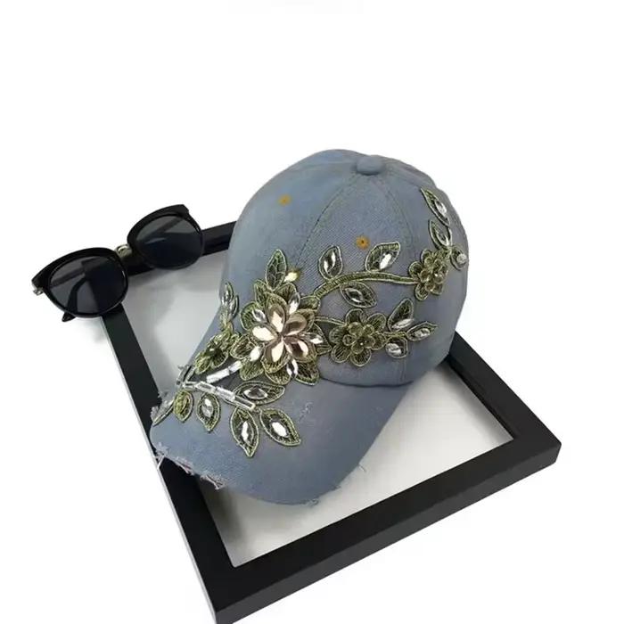 Casquette de Baseball en Denim pour femmes
