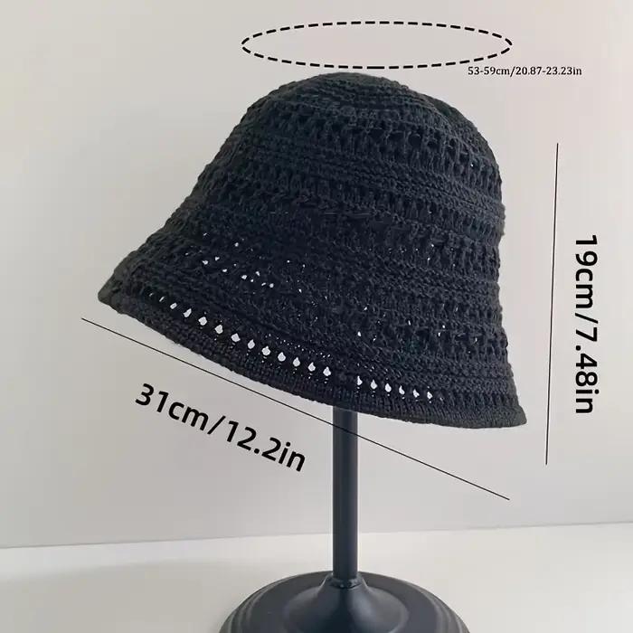 Chapeau de pêcheur en tricot d'été