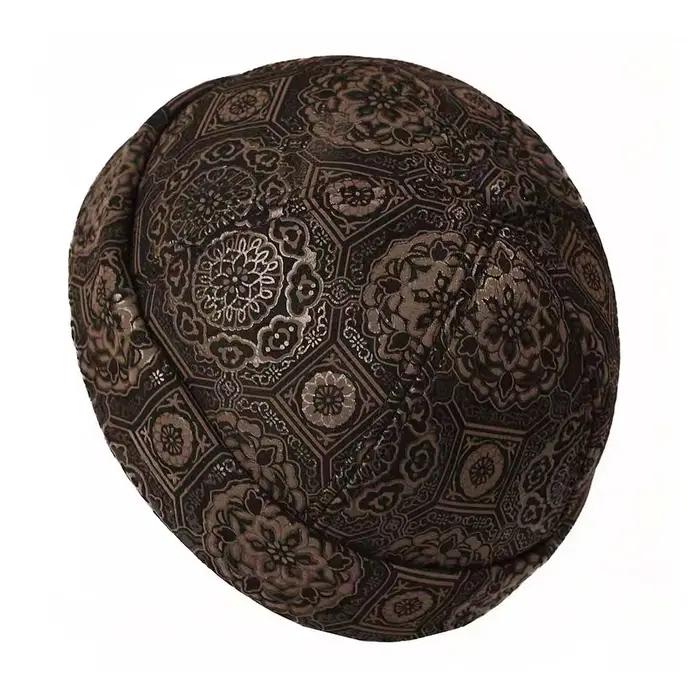 Chapeau rétro en cuir véritable