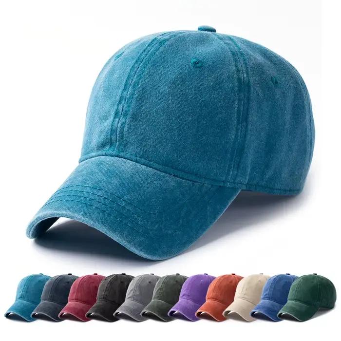 Casquette de Baseball Vintage non structurée pour hommes et femmes