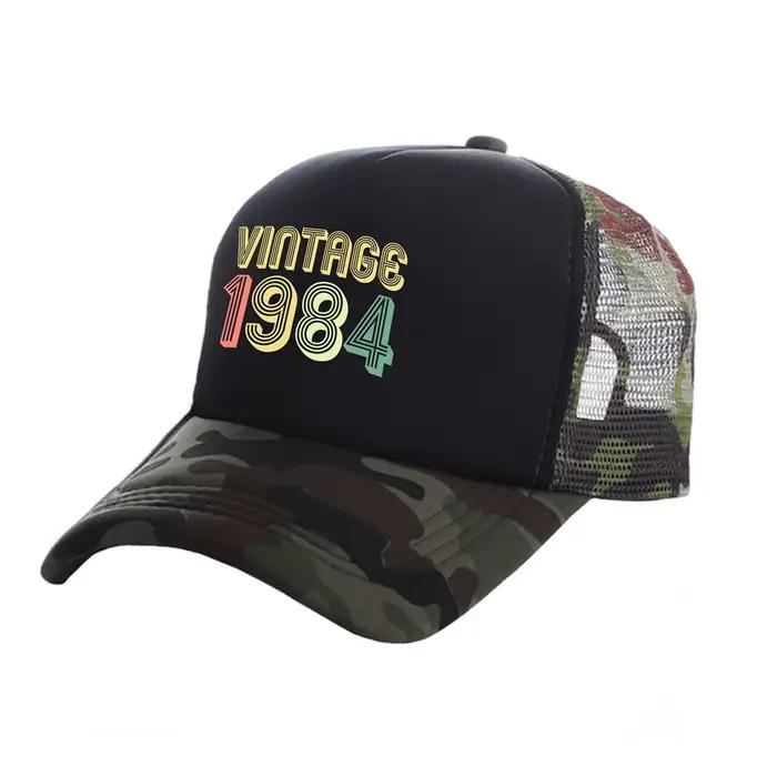 3D Vintage 1983 casquettes de camionneur hommes drôle cadeau d'anniversaire 1980-1989 chapeau casquette de Baseball