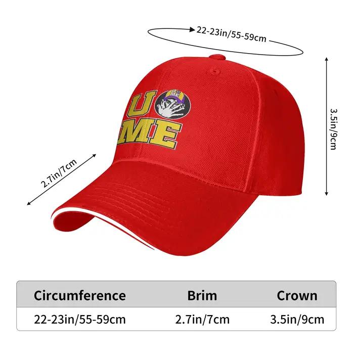 Casquette de baseball unisexe avec logo Cena John Actor and Wrestler