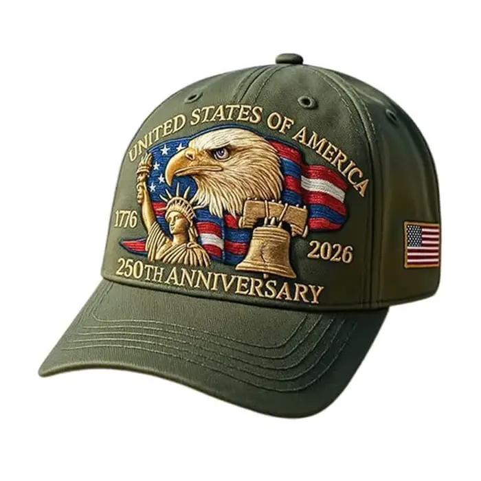 Casquette USA 250e anniversaire avec aigle chauve