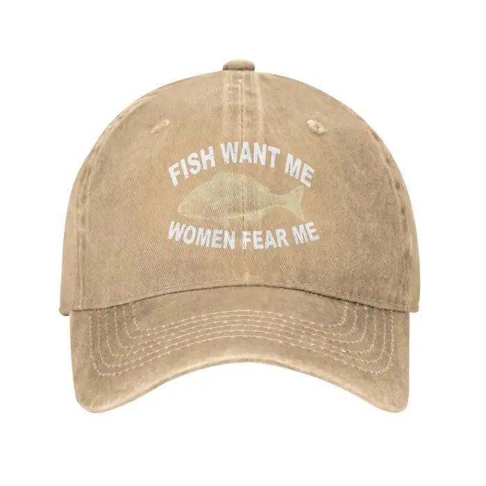 Chapeau femmes me veux des poissons me peur