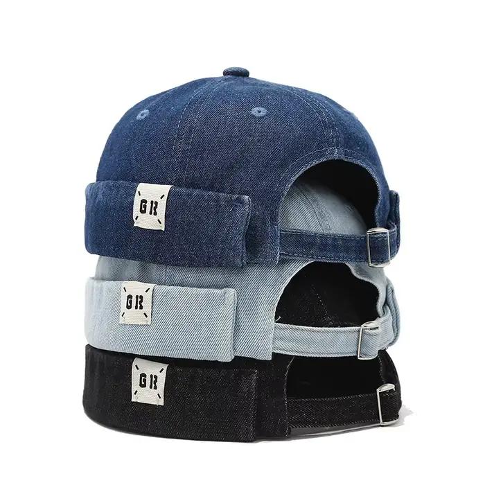 Casquette Docker en Denim sans visière