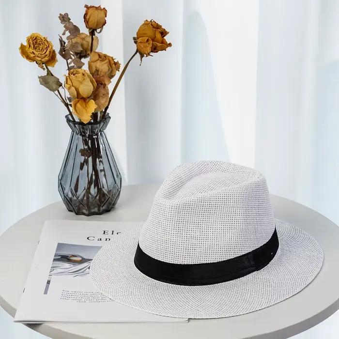 Chapeaux de soleil classiques d'été de grande taille 60cm pour hommes et femmes