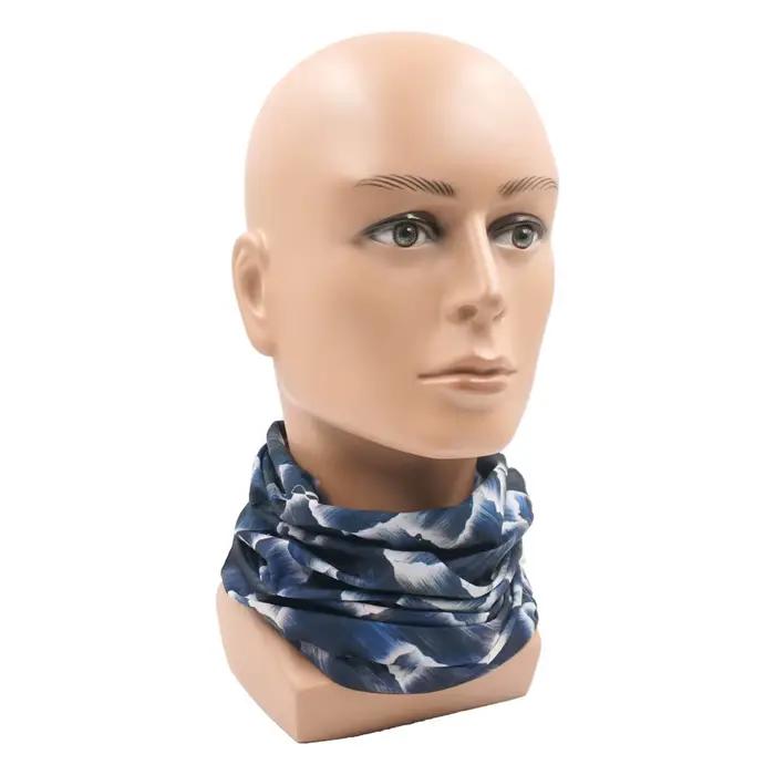 Tartan motif géométrique Bandanas randonnée bandeau pour hommes rayé cyclisme vélo Tube cache-cou femmes course visage couverture Snood