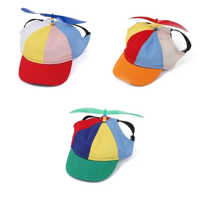 Chapeau à hélices coloré et détachable pour animaux de compagnie – Adorable
