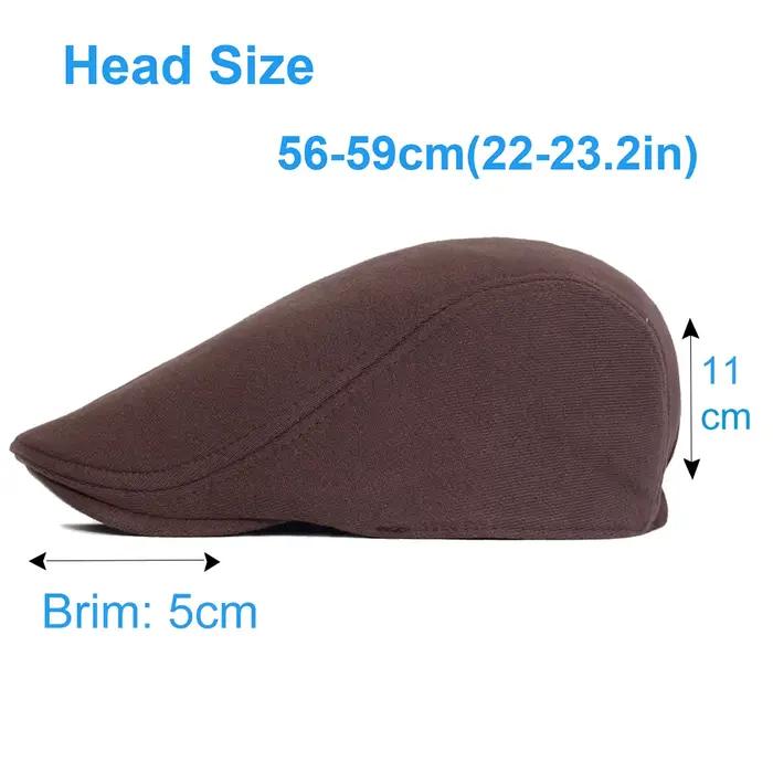 Casquettes de journal en coton pour hommes et femmes