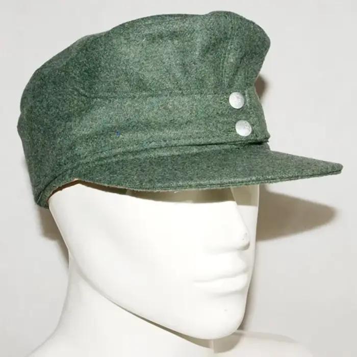 Casquette de champ en laine allemande WH EM M43 Panzer
