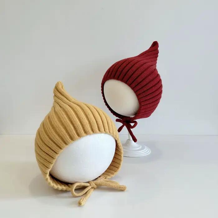 Chapeau pour enfants automne hiver bébé tricoté elfe