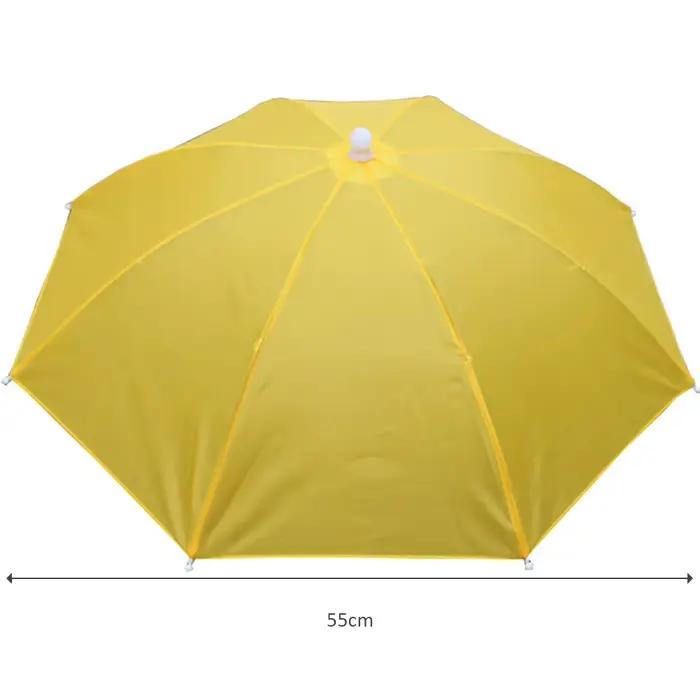 Chapeau de parapluie de pluie portable